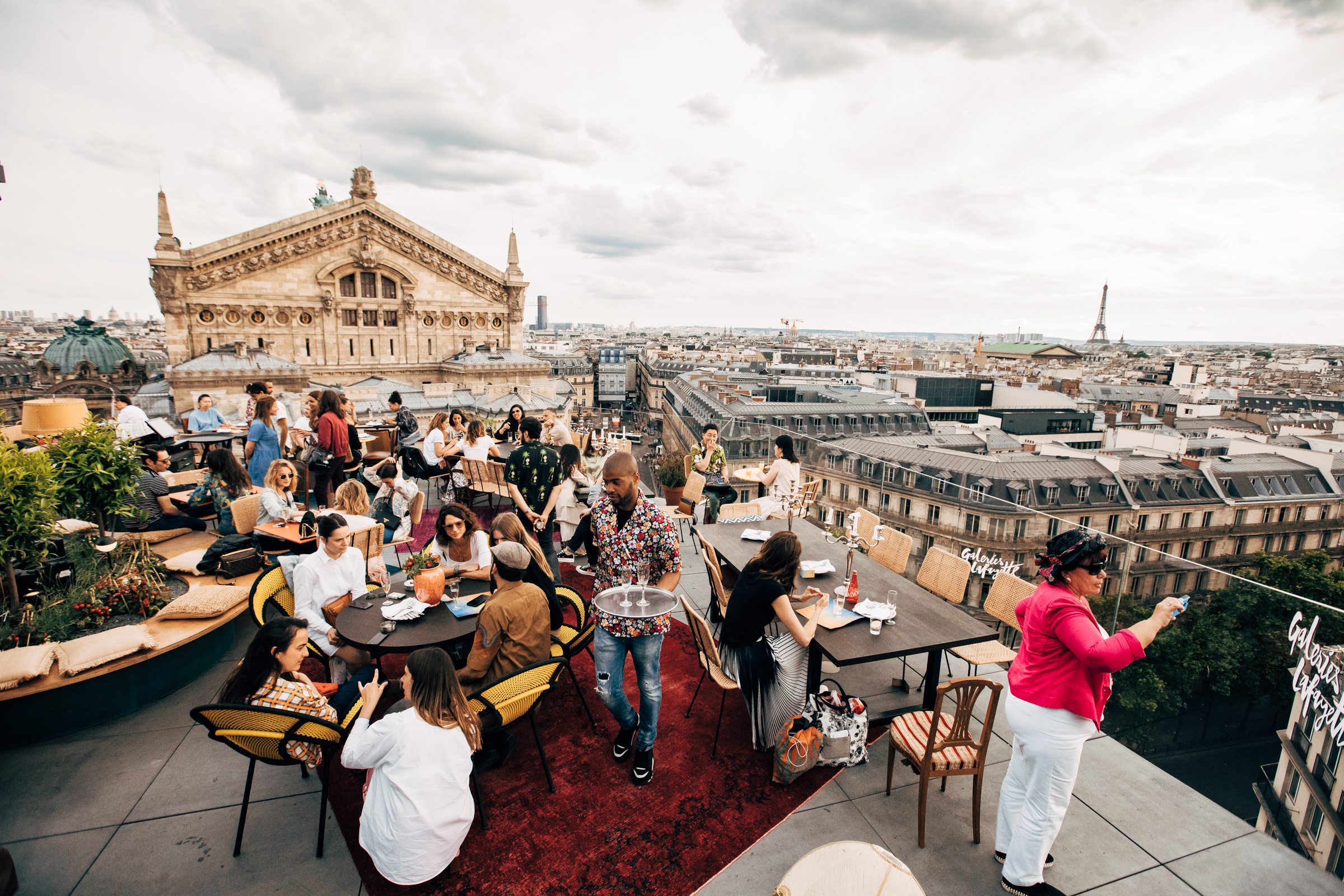 Rooftop Galeries Lafayette Restaurant Bar Paris